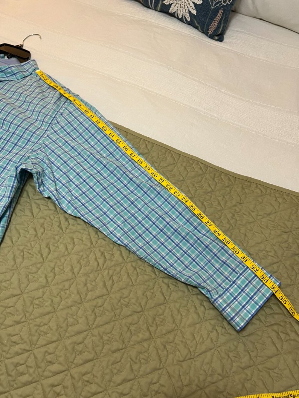 Men's IZOD Big & Tall 2XLT Long Sleeve Multi Plaid Shirt - Picture 10 of 13